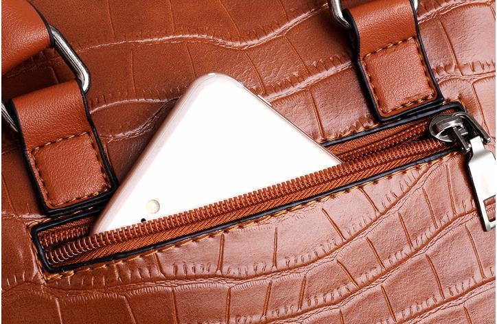 Everyday Elegance 4-Piece Leather Bag Set