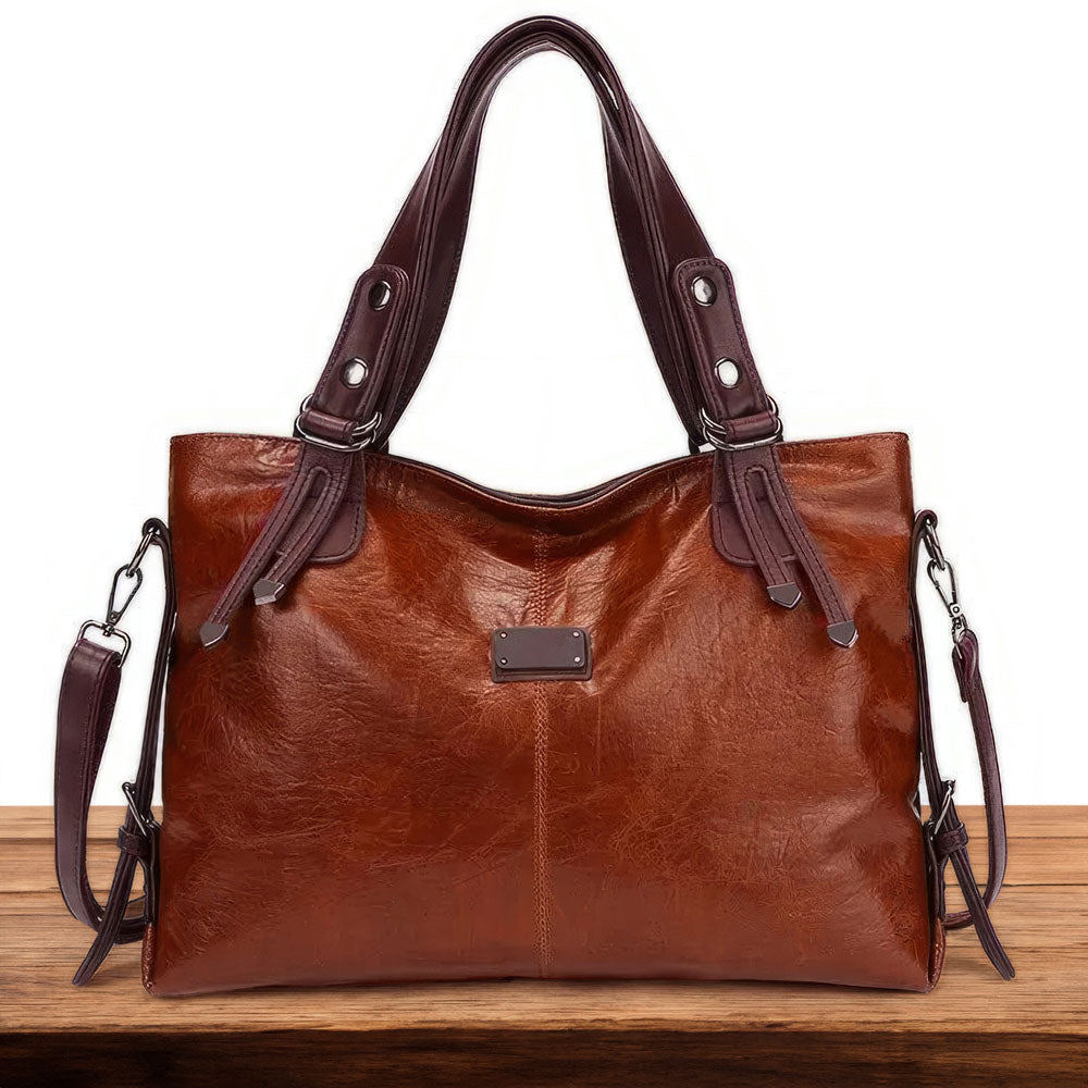 Infinite Elegance Leather Handbag