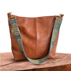 Chelsey’s Vintage Charm Leather Shoulder Bag