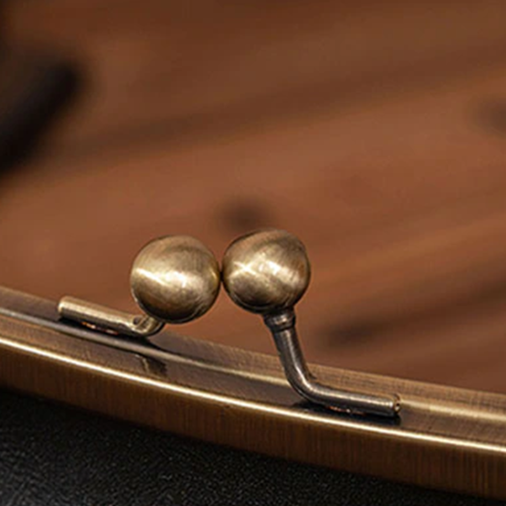 Clara's Retro Chic Vintage Kiss-Lock Bag