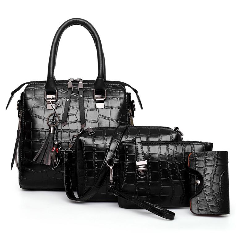 Everyday Elegance 4-Piece Leather Bag Set