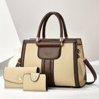 Elegant 3-Piece Leather Bag Set