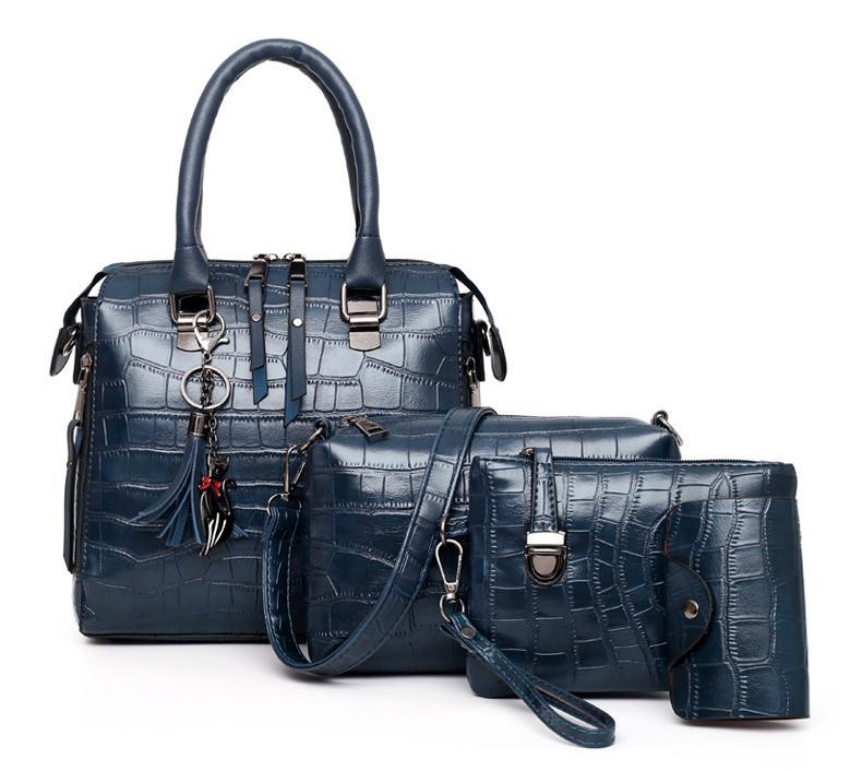 Everyday Elegance 4-Piece Leather Bag Set