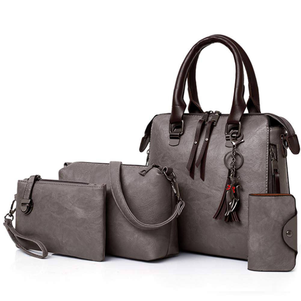 Essential 4-Piece Leather Bag Set