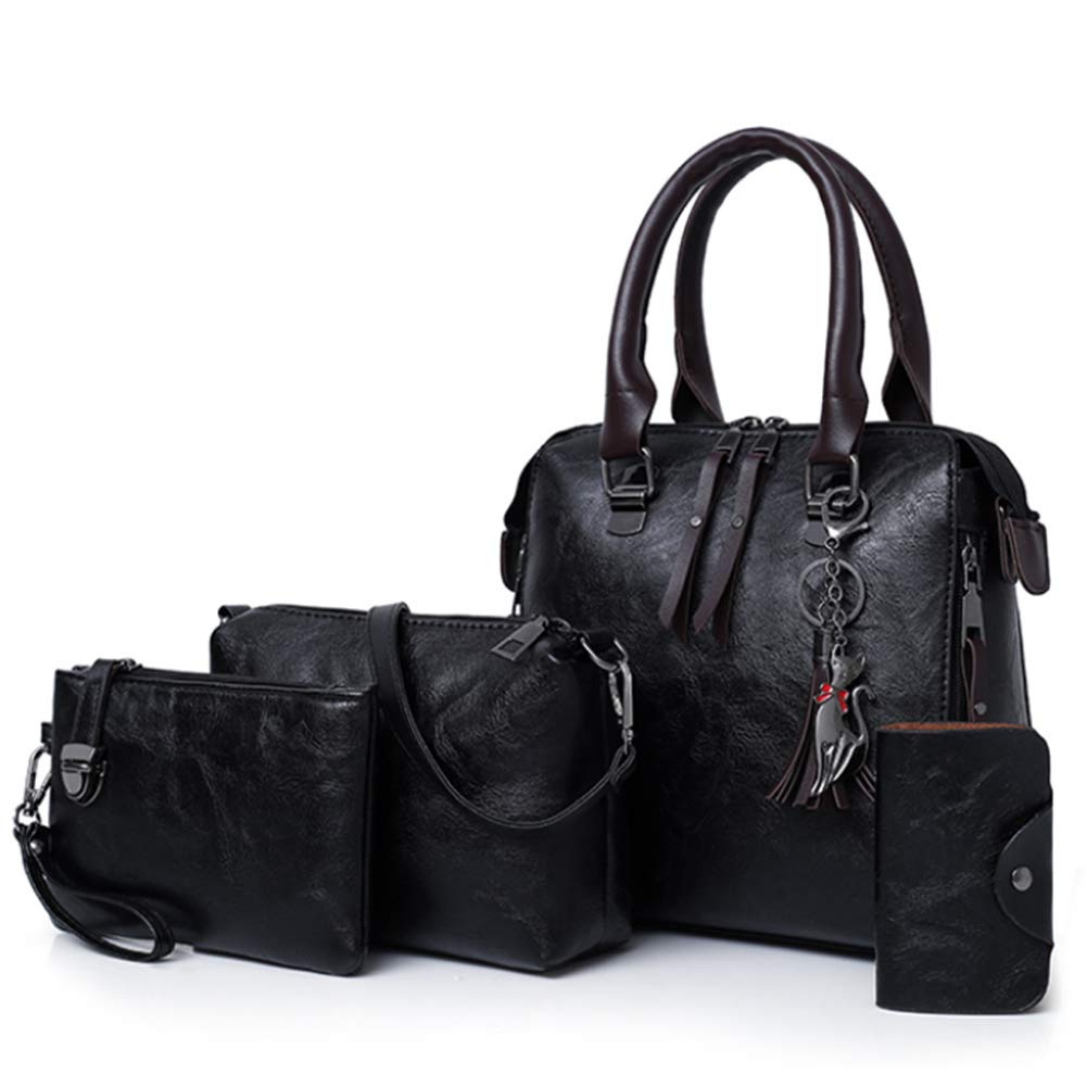 Essential 4-Piece Leather Bag Set