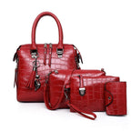 Everyday Elegance 4-Piece Leather Bag Set