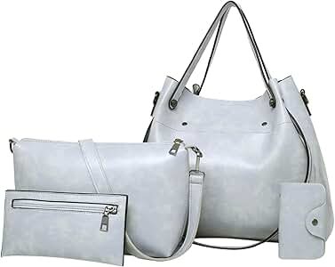 4-Piece Vintage Tote Set
