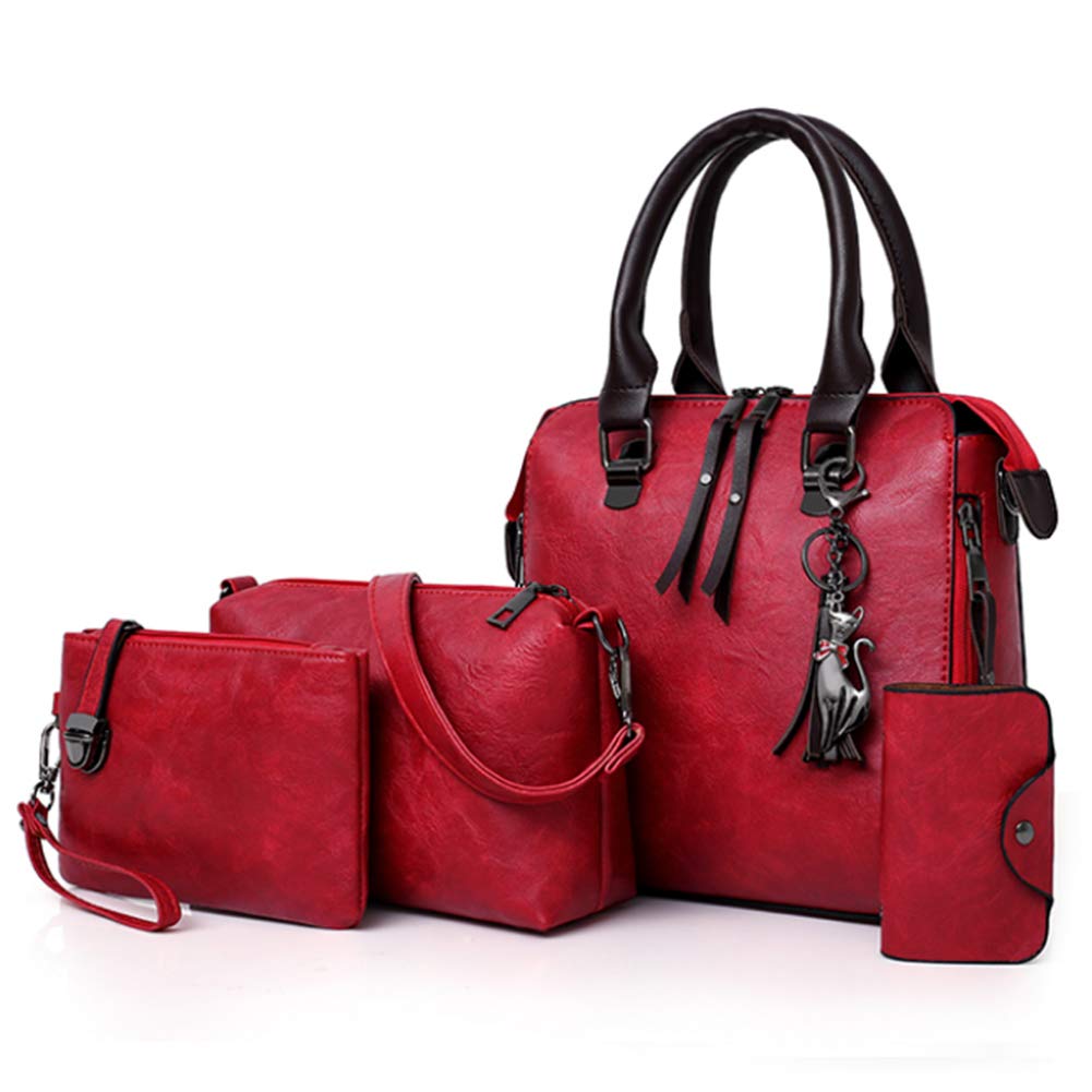 Essential 4-Piece Leather Bag Set