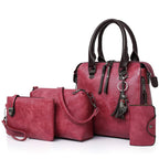 Essential 4-Piece Leather Bag Set