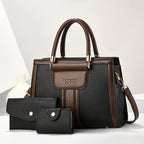 Elegant 3-Piece Leather Bag Set