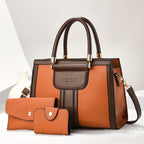 Elegant 3-Piece Leather Bag Set