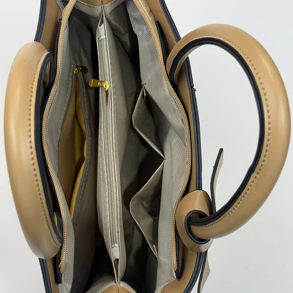 Chic Leather 3-Piece Leather Bag Set