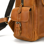Travel Leather Backpack