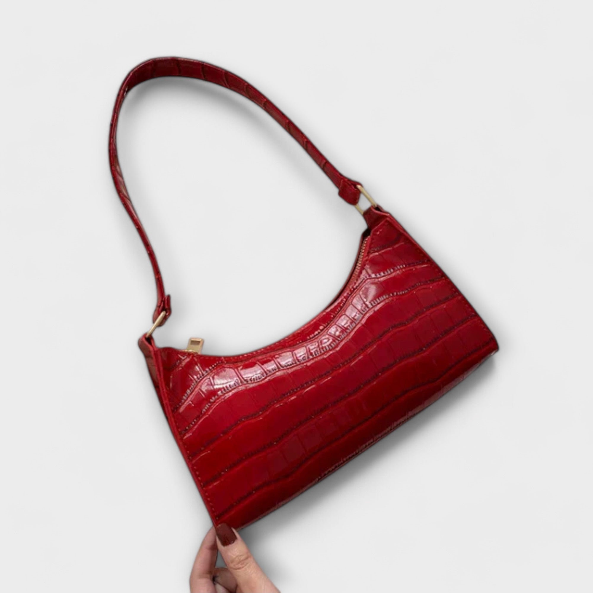 Glossy Leather Bag