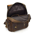 Travel Leather Backpack