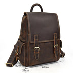 Travel Leather Backpack