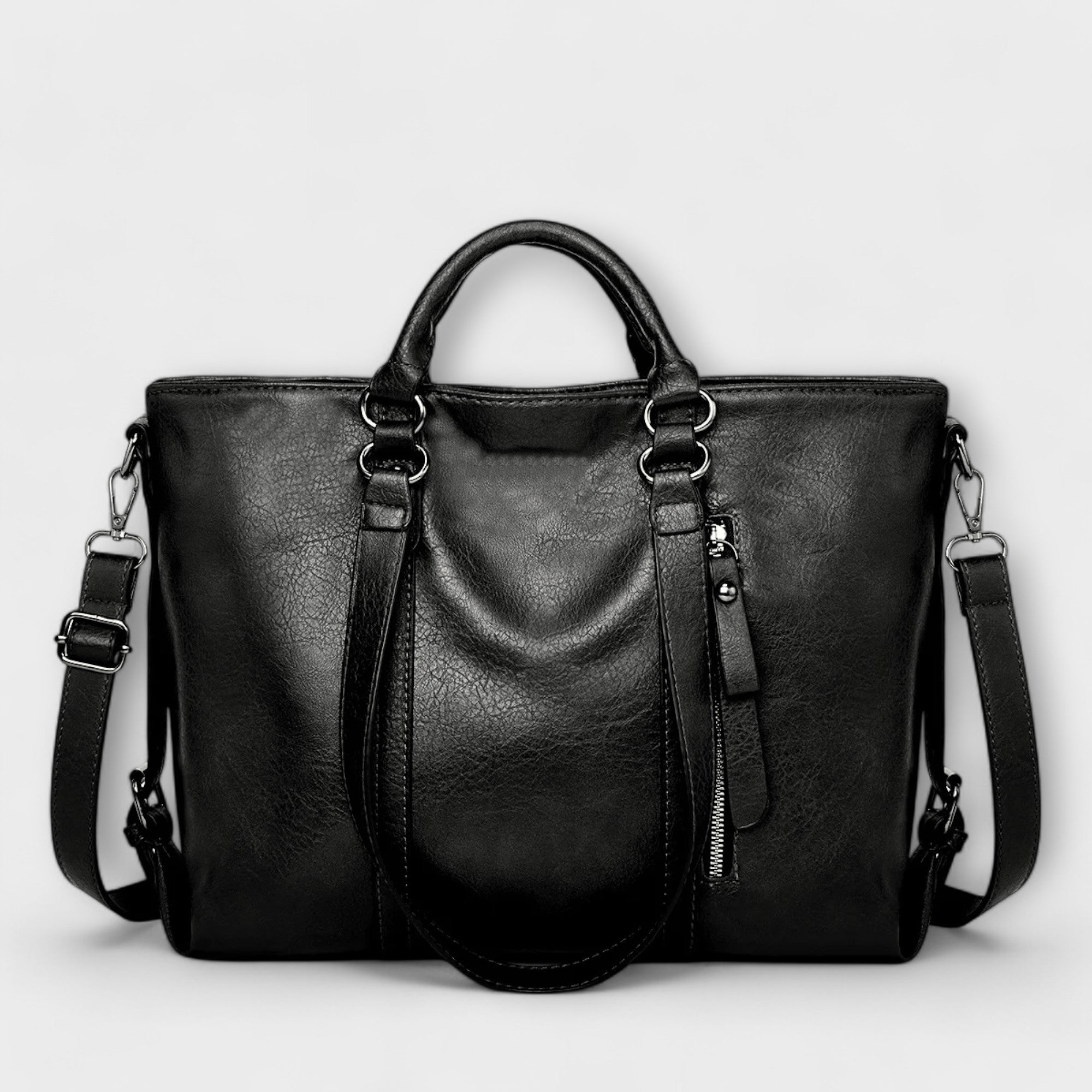 Large Leather Duffel Bag