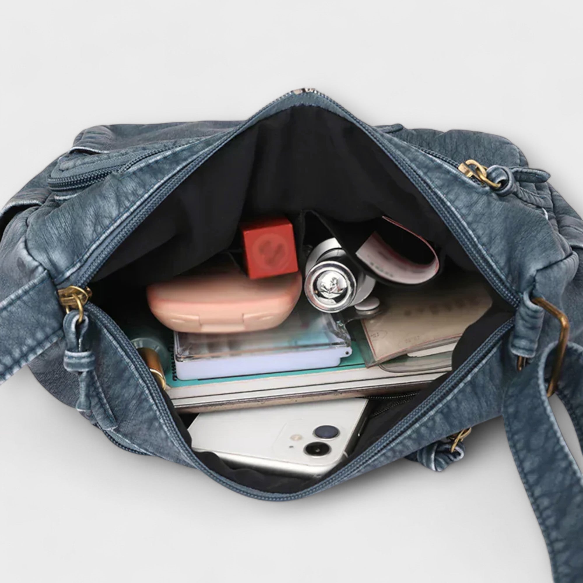 Old-School Leather Bag