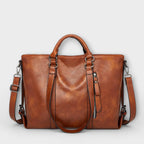 Large Leather Duffel Bag