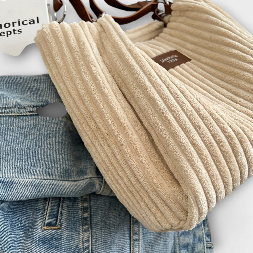 Shoulder Bag with Soft Cord