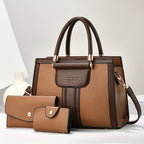 Elegant 3-Piece Leather Bag Set