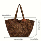Elegant Leopard Shoulder Bag