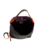 Addison black leather bag for women