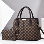 Stylish Chic 2-Piece Leather Bag Set