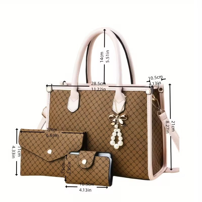 Timeless Vintage 3-Piece Leather Bag Set