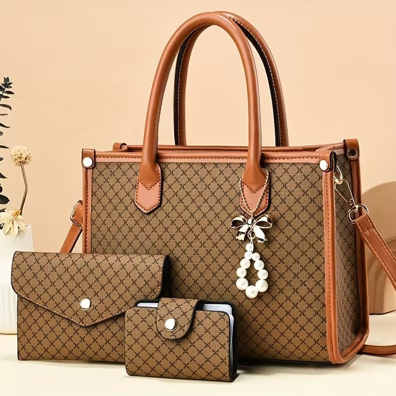 Timeless Vintage 3-Piece Leather Bag Set