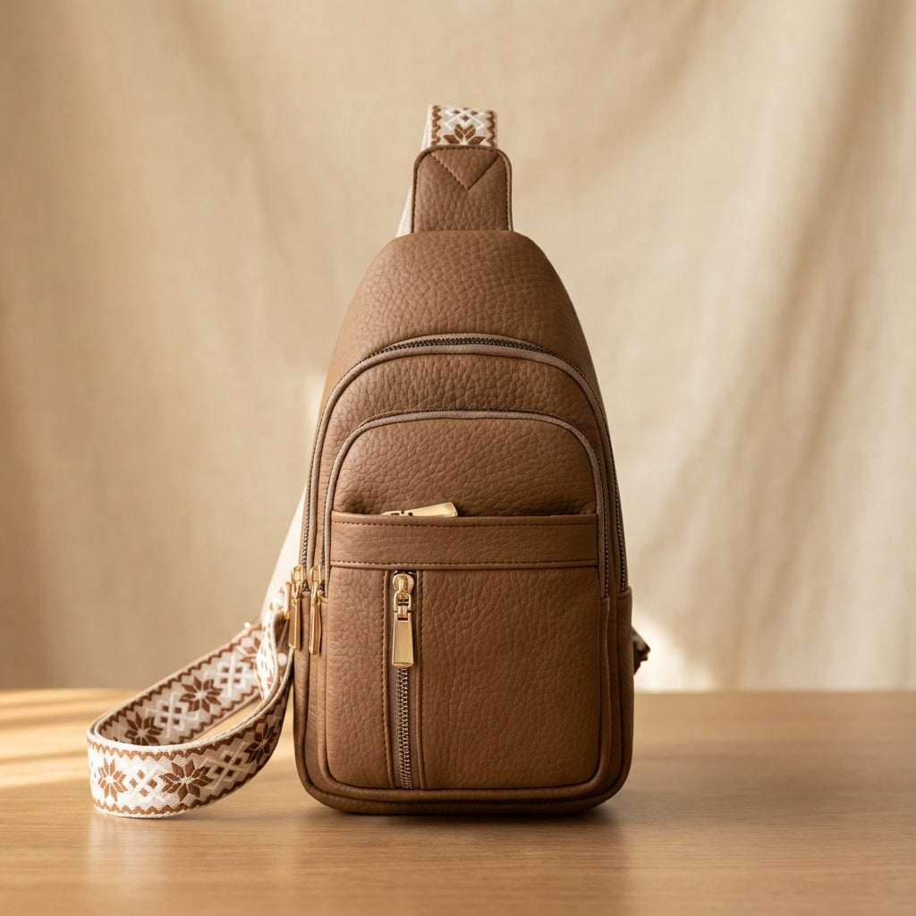 Hazel Vintage Chest Crossbody Bag