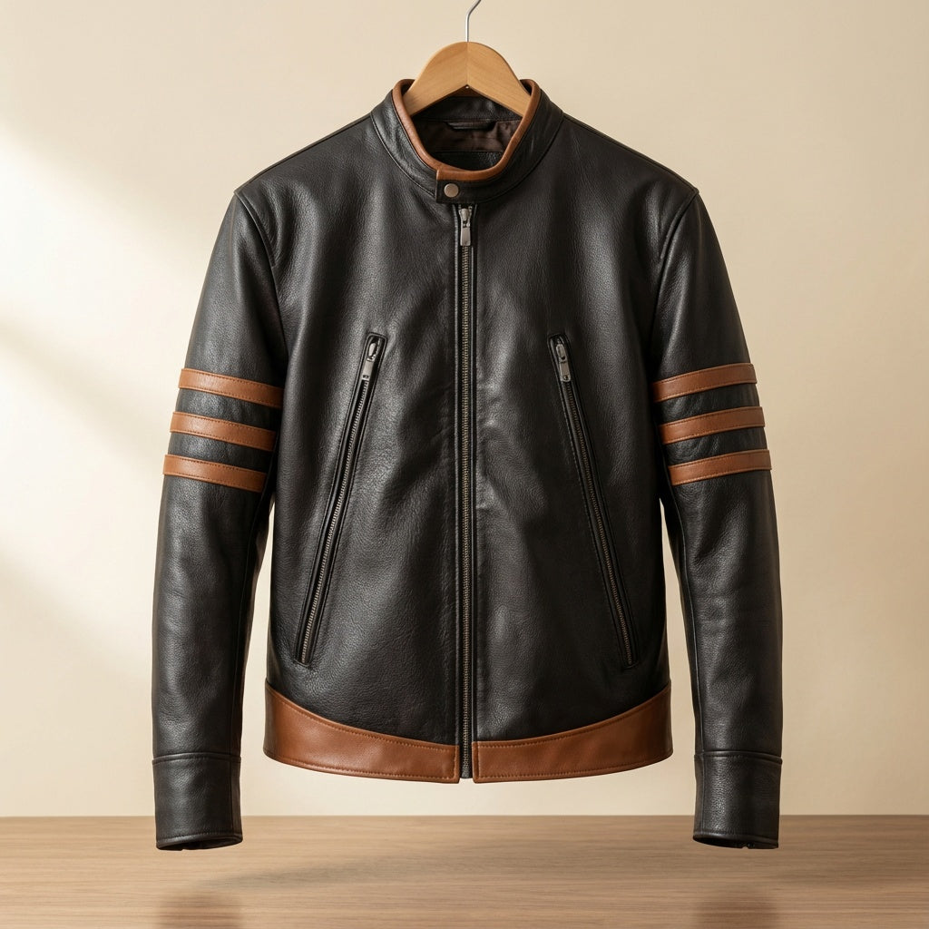Henry Motorcycle Leather Jacket