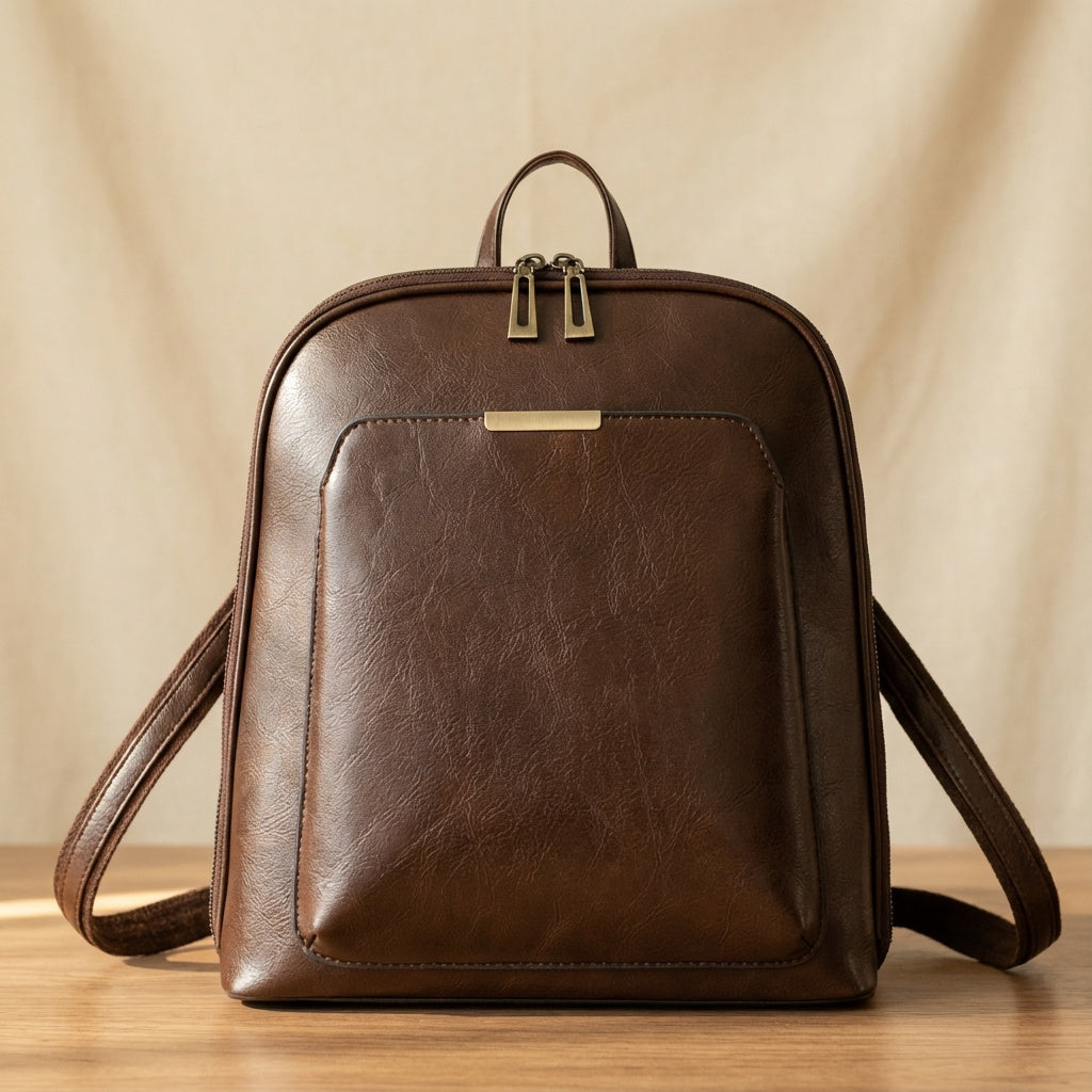 Classic Double-Zip Backpack - Sleek Design