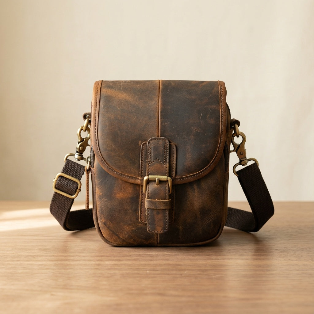 Nolan Leather Shoulder Bag