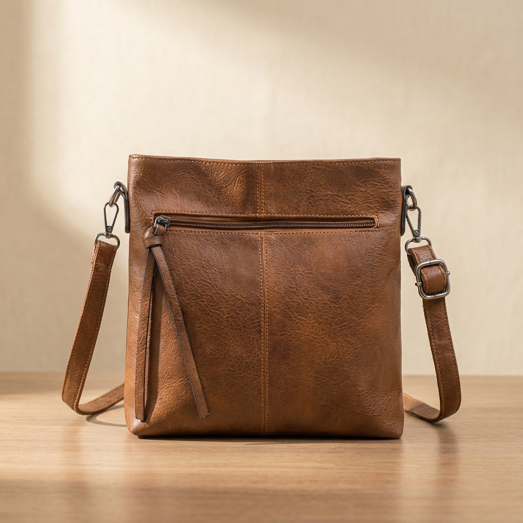Lena Retro Square Crossbody Bag
