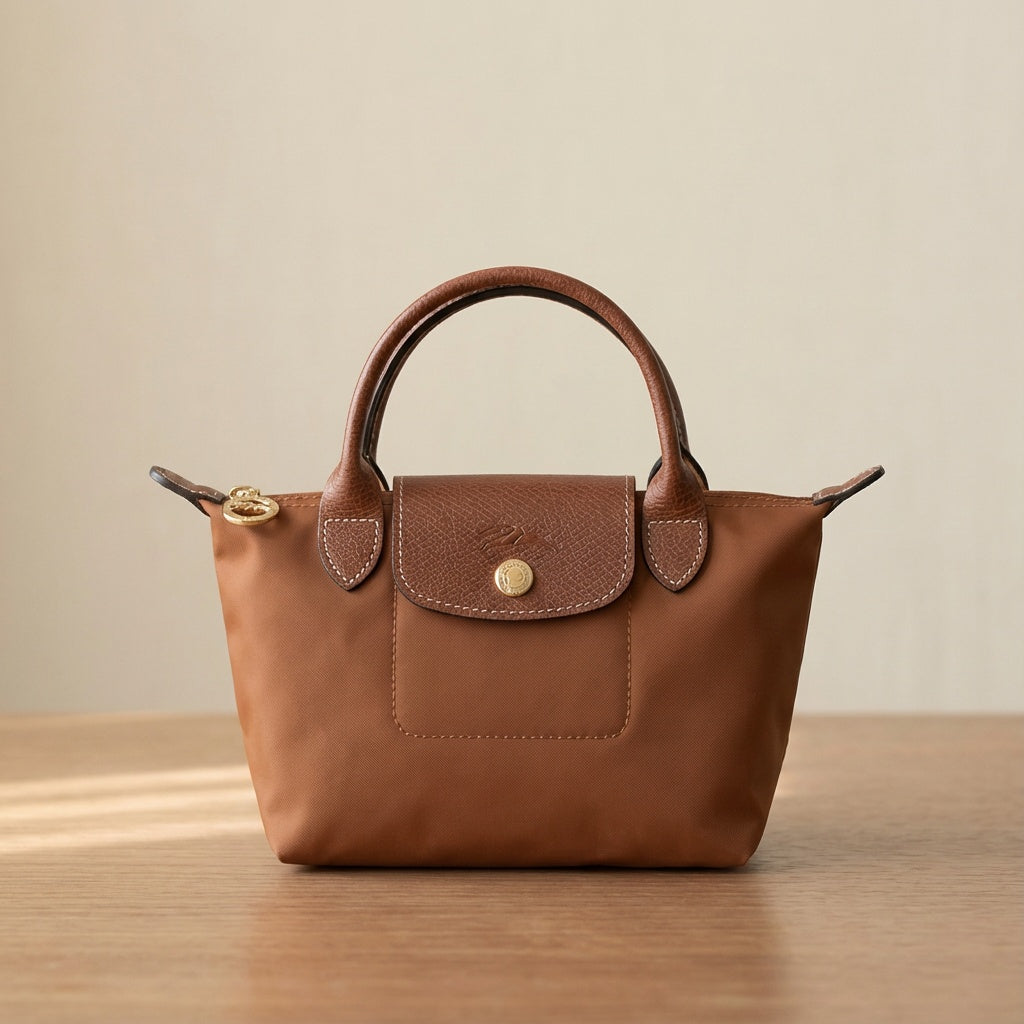 Signature Design Leather Mini Bag