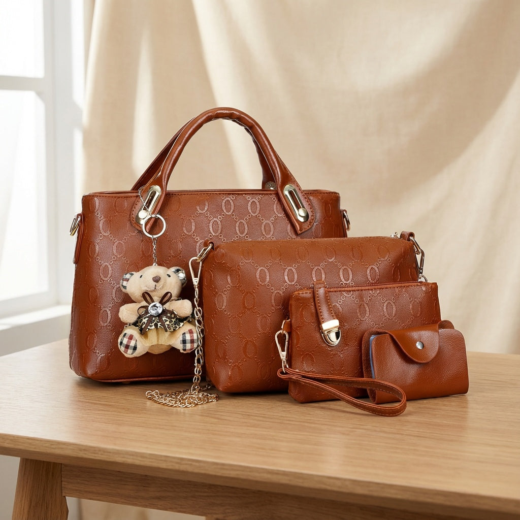 Legacy 4-Piece Leather Bag Set