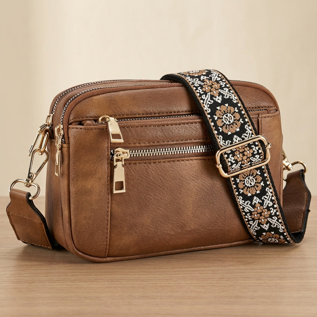 Crossbody Bag Made of Vegan Leather