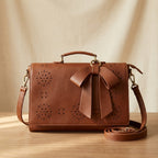 Elegant Bow-Tie Satchel