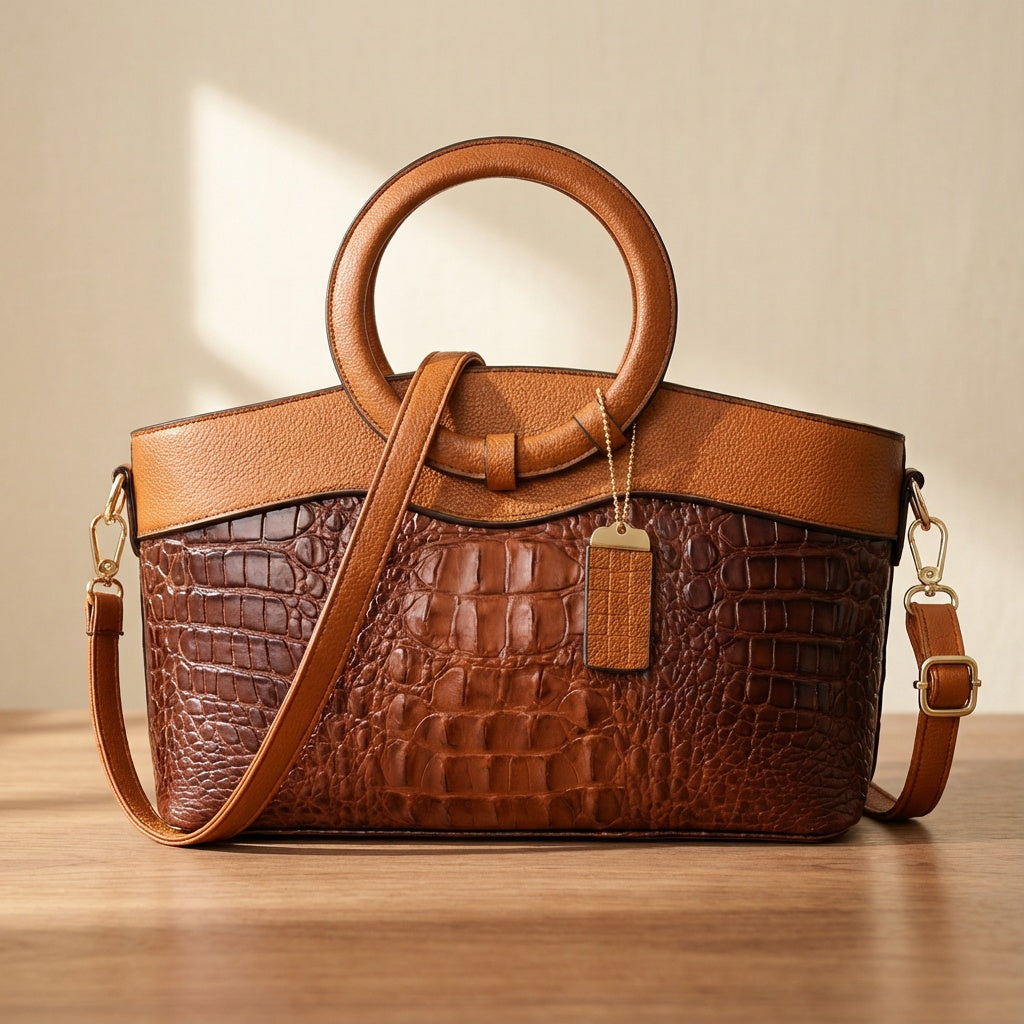 Classic Heritage Leather Shoulder Bag