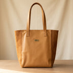 Amalia Brown Suede Tote
