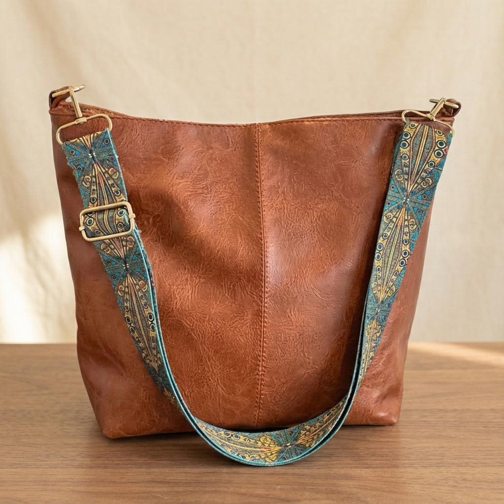 Chelsey’s Vintage Charm Leather Shoulder Bag