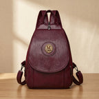 Mira’s Adjustable Retro Denim Backpack