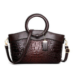 Classic Heritage Leather Shoulder Bag